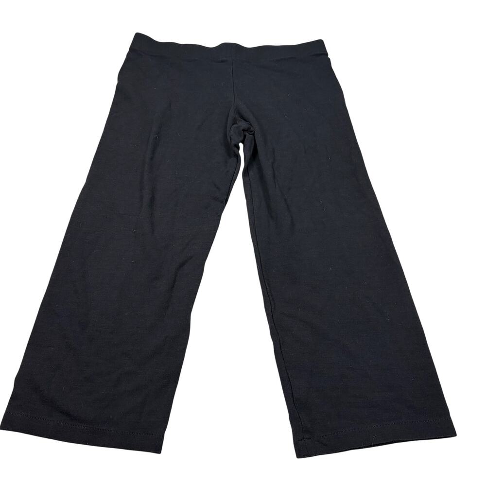 Eileen Fisher womens navy wide leg wool blend pants. Size XL. quiet luxury